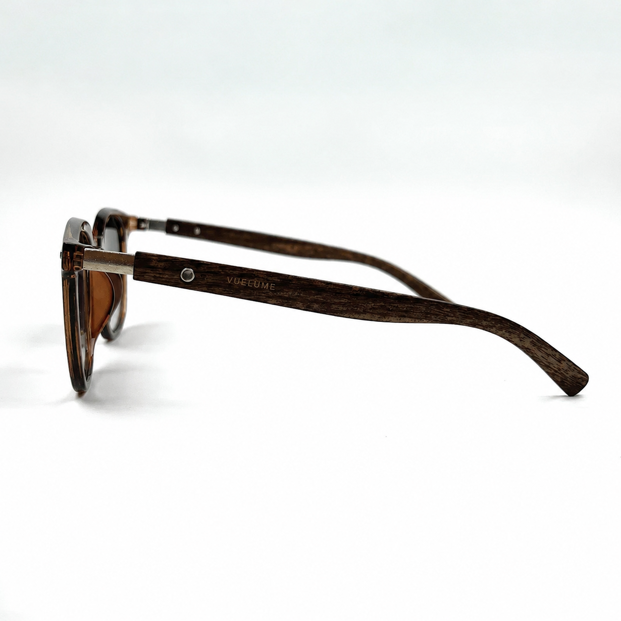 Women’s Brown Gradient Square Sunglasses