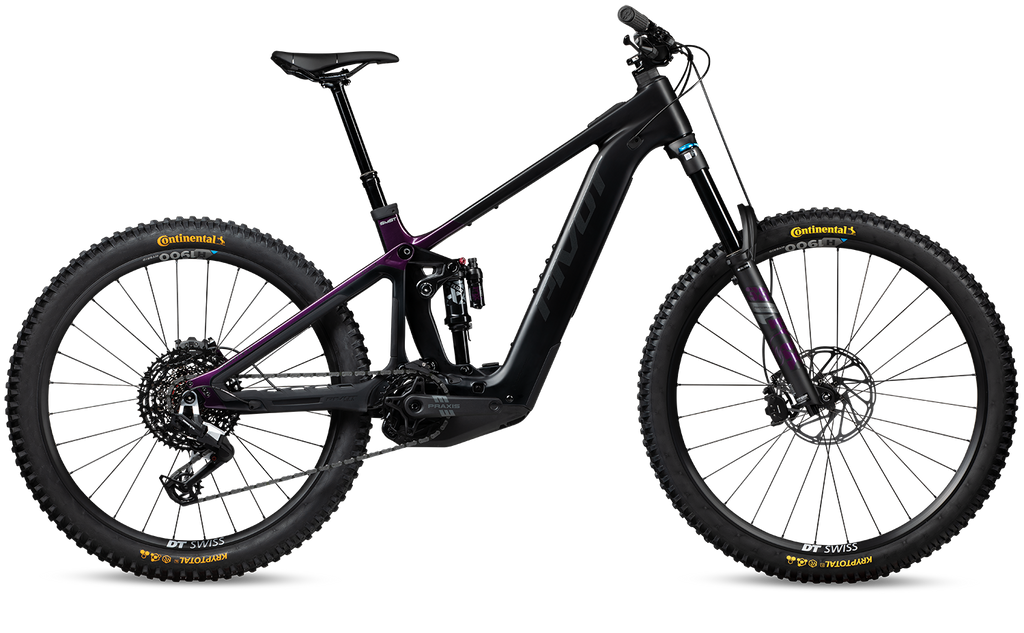 Pivot Shuttle LT Ride Eagle 70/90 in Black Royal Purple / Aurora Sky