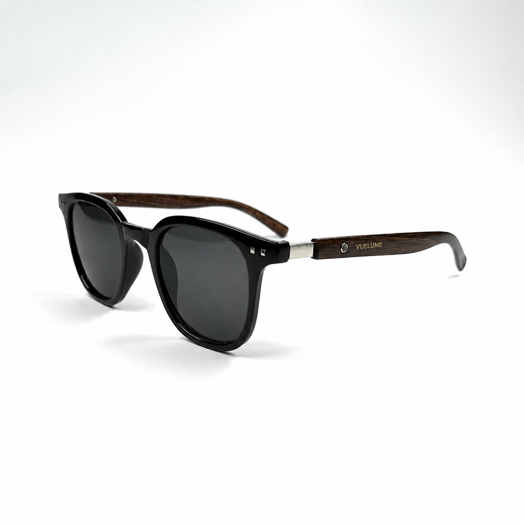 Women’s Classic Black Square Sunglasses