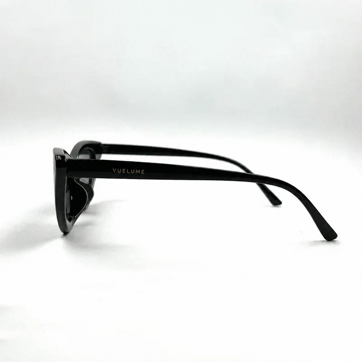 Women’s Black Cat-Eye Sunglasses