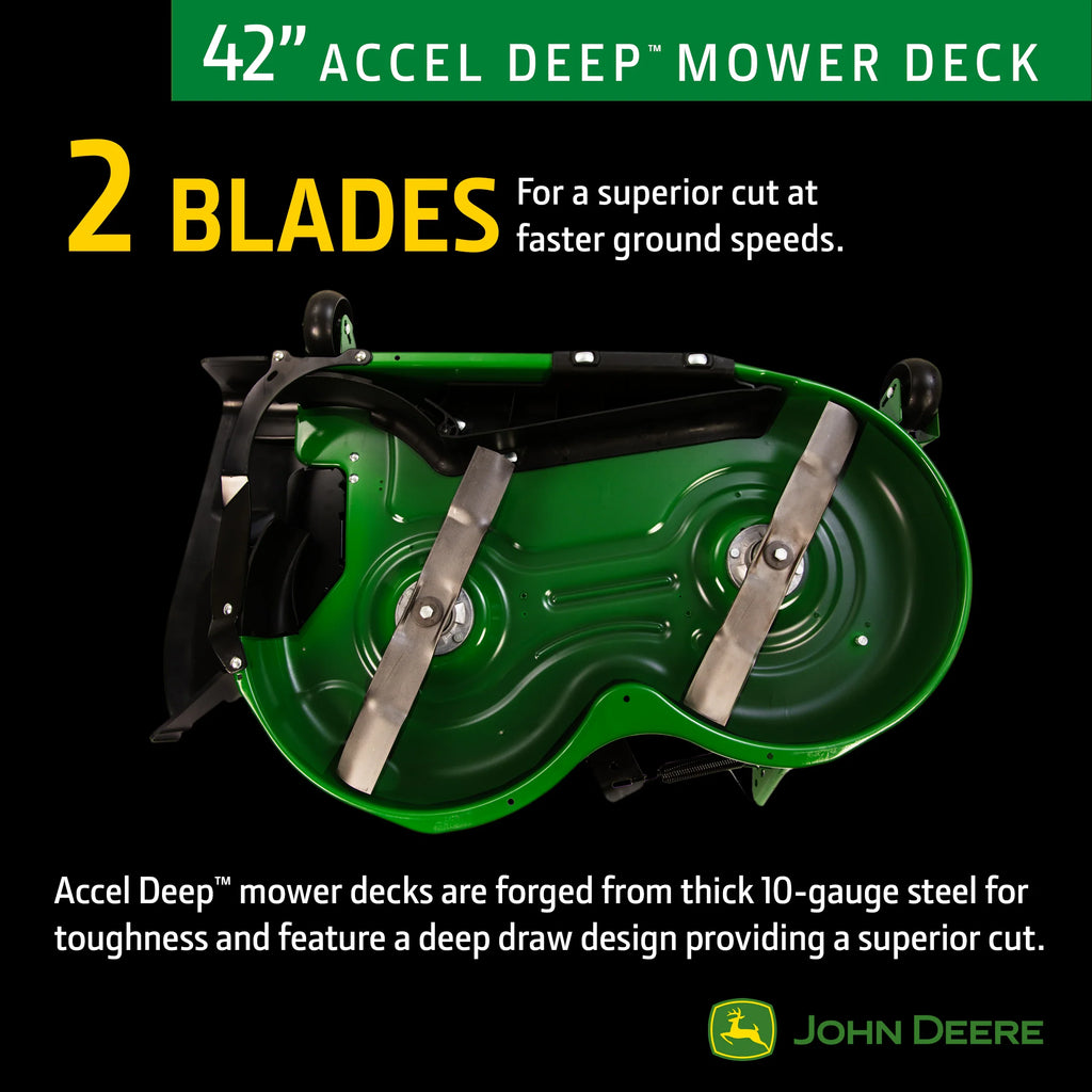John Deere Z315E ZTrak 42-Inch Zero-Turn Mower with 20 HP V-Twin Engine