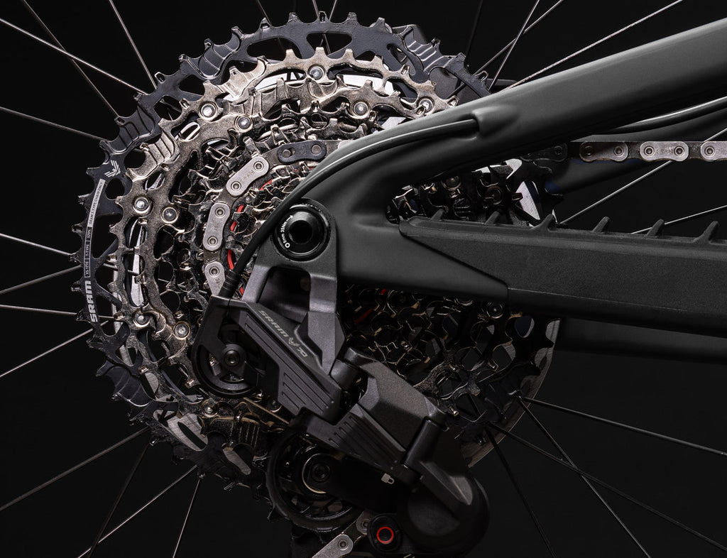 Santa Cruz Vala 70 SRAM Eagle drivetrain detail