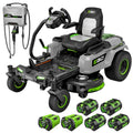 EGO POWER+ Z6 42-Inch e-STEER Battery Zero-Turn Mower ZT4215S with Steering Wheel Control