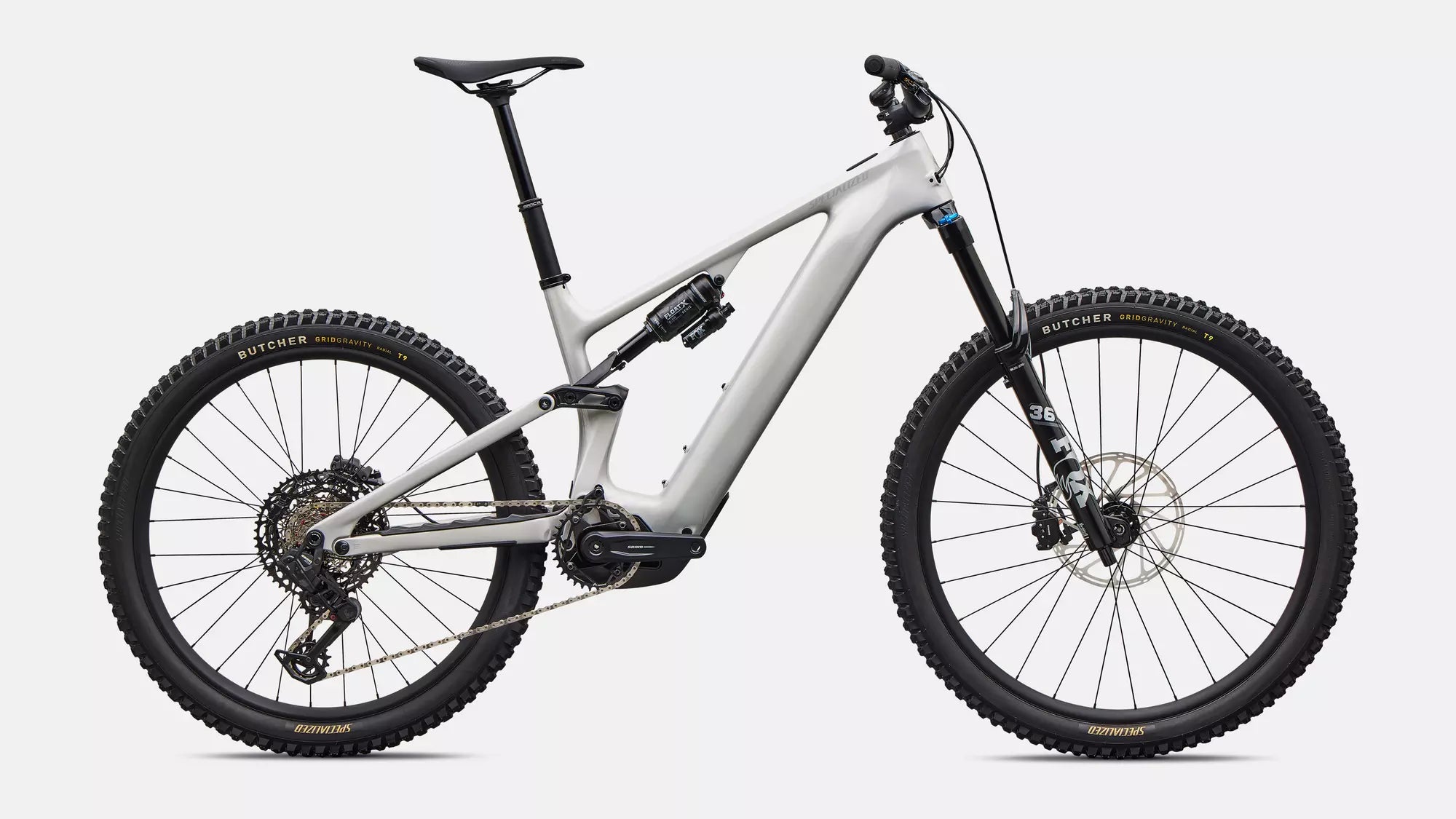 Specialized Turbo Levo 4 Comp in Dune White Metallic / Shadow Silver