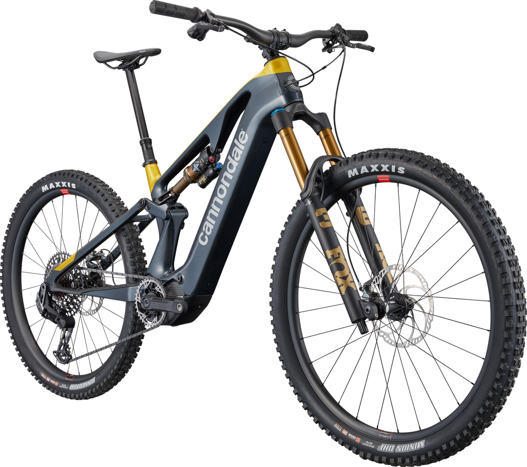 Cannondale Moterra SL 1 three-quarter profile in Tungsten Blue