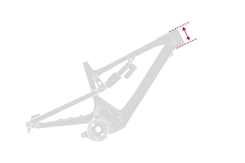 Altitude Powerplay head-tube geometry detail