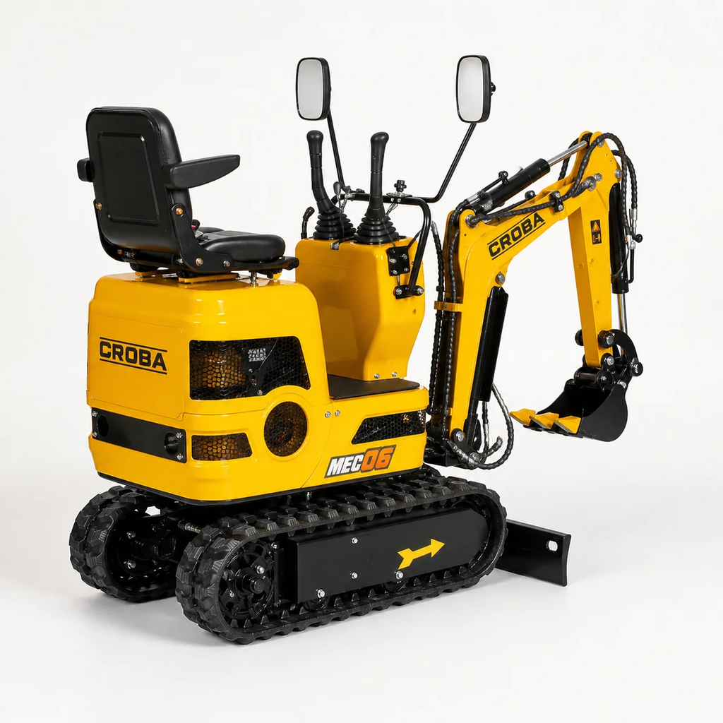 MEC06 9HP Mini Excavator – 28" Wide, 43.3" Digging Depth