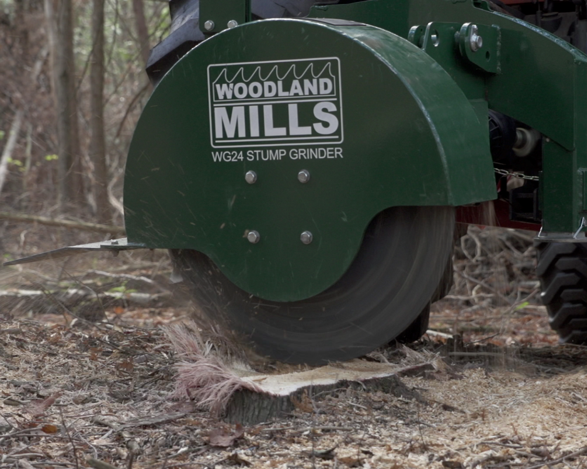 WG24 3-Point PTO Stump Grinder with 34-Carbide Teeth