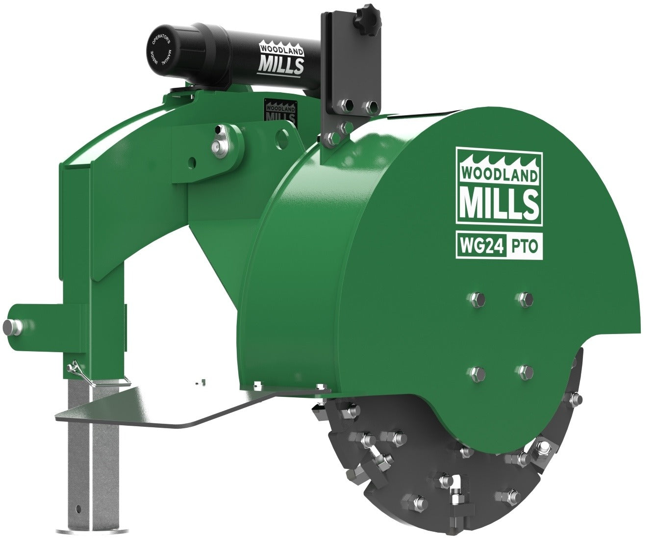 WG24 3-Point PTO Stump Grinder with 34-Carbide Teeth