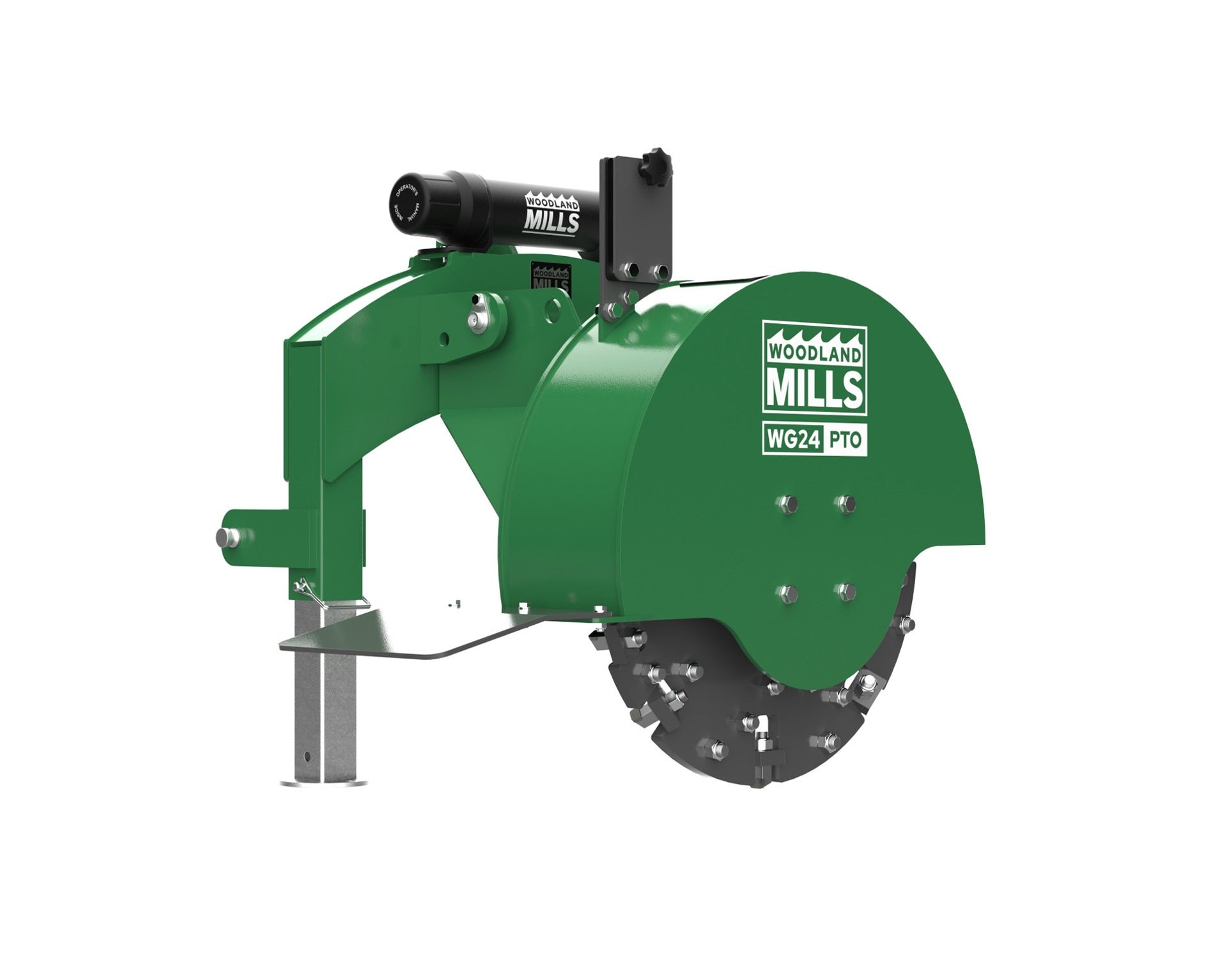 WG24 3-Point PTO Stump Grinder with 34-Carbide Teeth