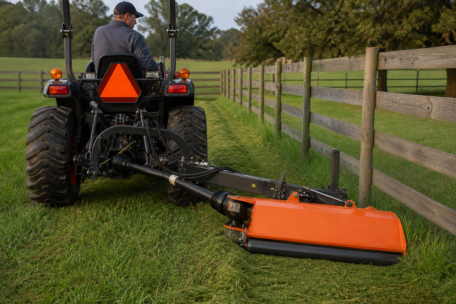 VAM60 60-Inch Offset Flail Ditch Bank Mower – 25–60 HP