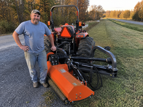 VAM60 60-Inch Offset Flail Ditch Bank Mower – 25–60 HP